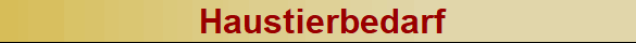  Haustierbedarf